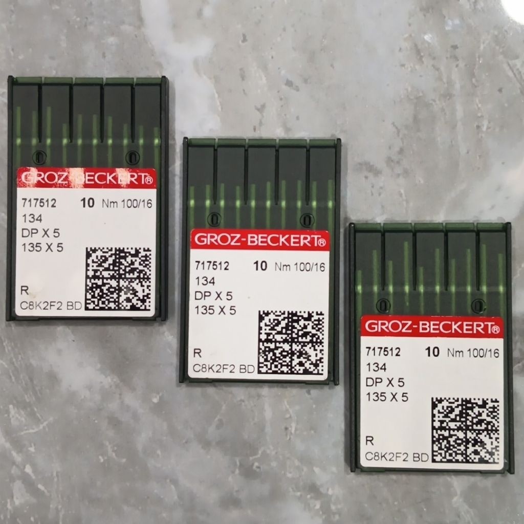 Groz Beckert DPX5 100/16 no.16 Jarum Mesin Jahit