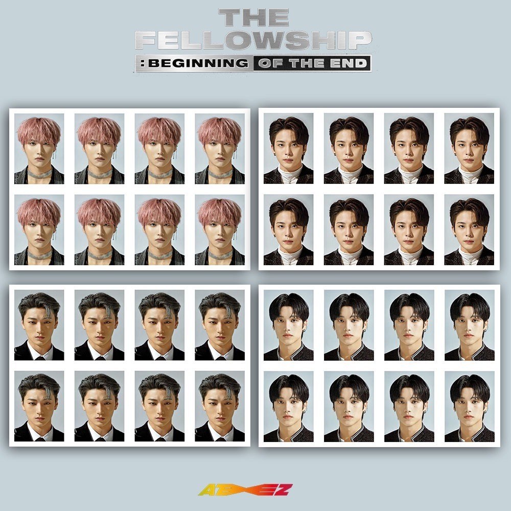 (2) ATEEZ ID PHOTO PICTURE MEMBER ATEEZ ID PHOTO FOTO MURAH SEONGHWA HONGJOONG YUNHO YEOSANG SAN MIN