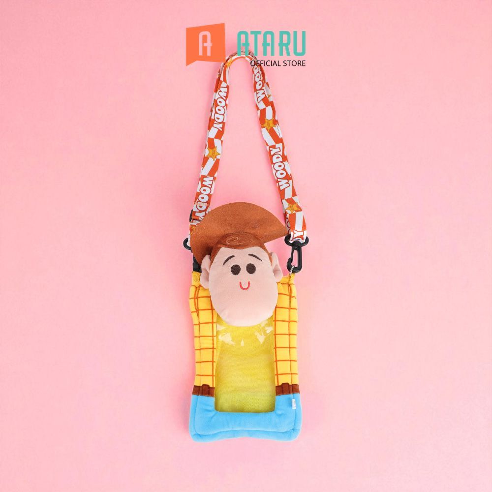 Ataru Disney Toy Story Tas Selempang Handphone Plush Woody - Mix Sling Bag Crossbody Bag Tas Bahu Ta