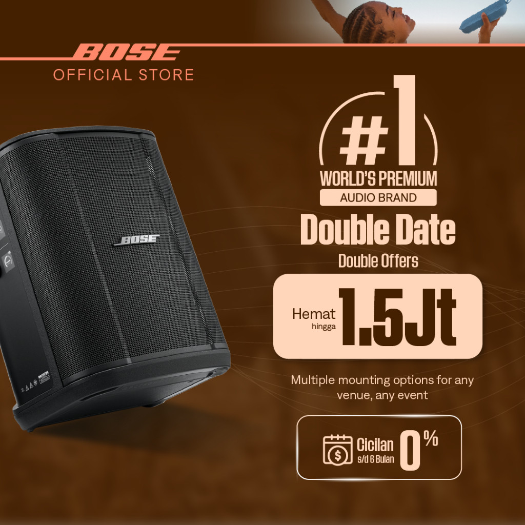 Bose S1 Pro+ Portable Bluetooth Wireless Karaoke Party Speaker System