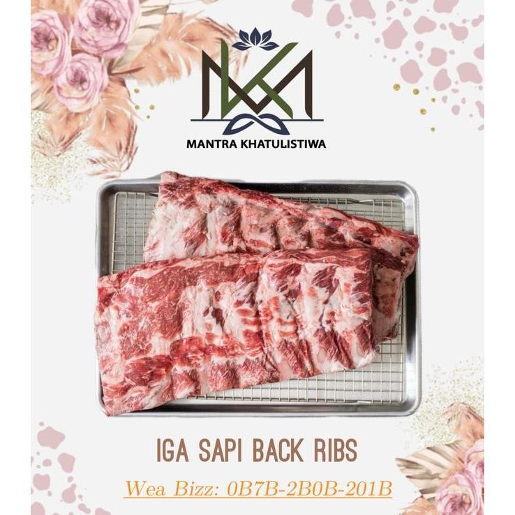 IGA KONRO IGA SAPI BACK RIBS IGA PUNGGUNG SAPI Daging