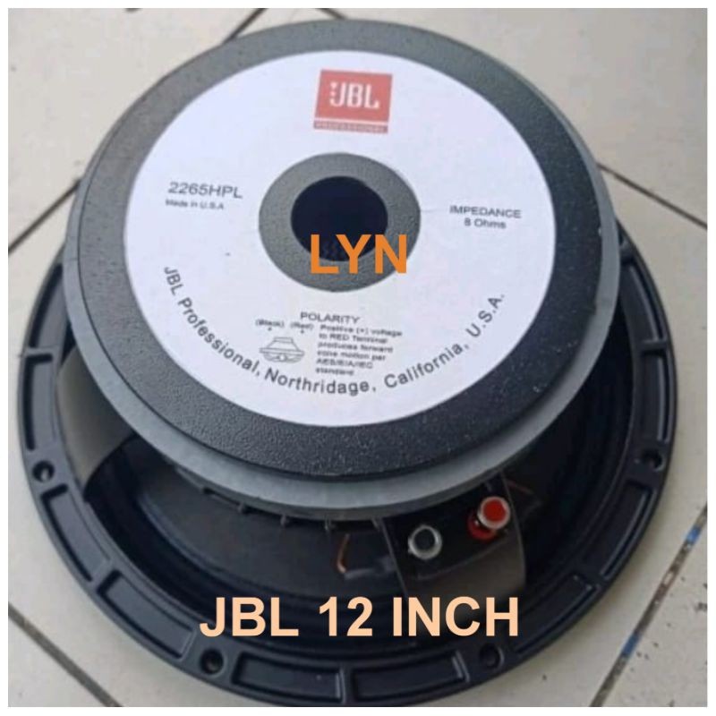 SPEAKER JBL 12 INCH 12/2265HPL VC 3 INCH 800 WATT