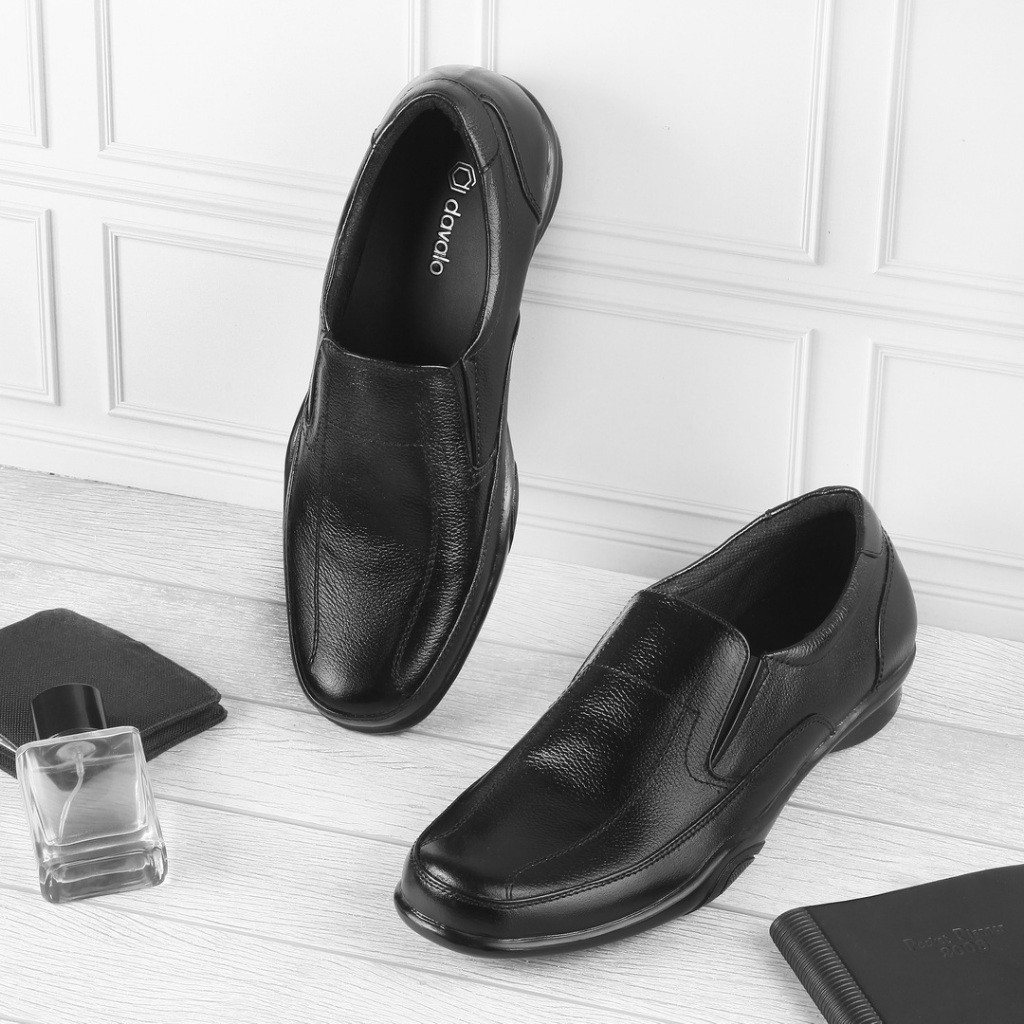 davalo Sepatu Formal Pantofel Pria Kulit Sapi Asli Cibaduyut new