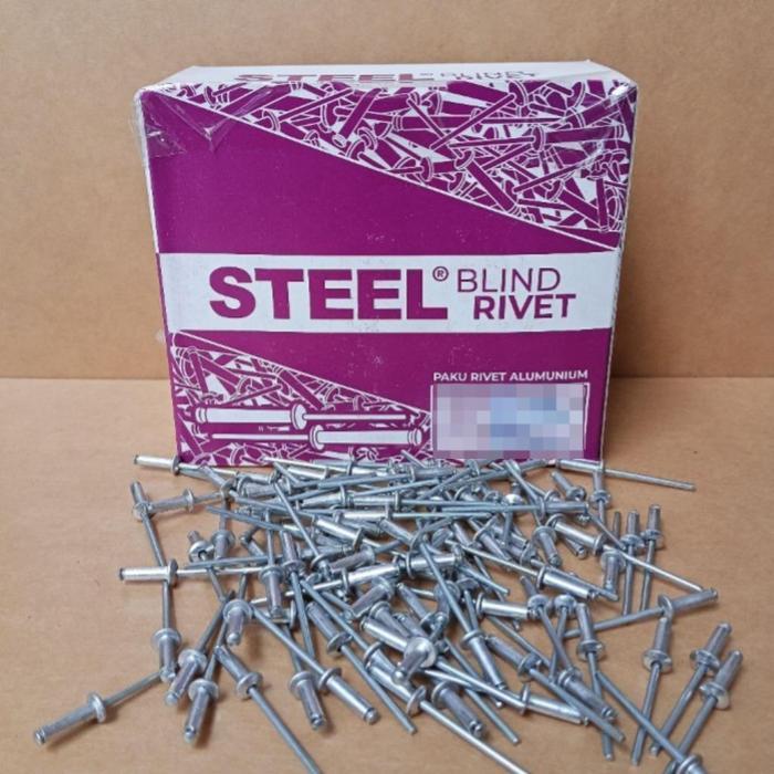 PAKU RIVET BLIND RIVET 435 Harga 1 dus 1000 Pcs 1 kg - Paku Rivet  1 DUS