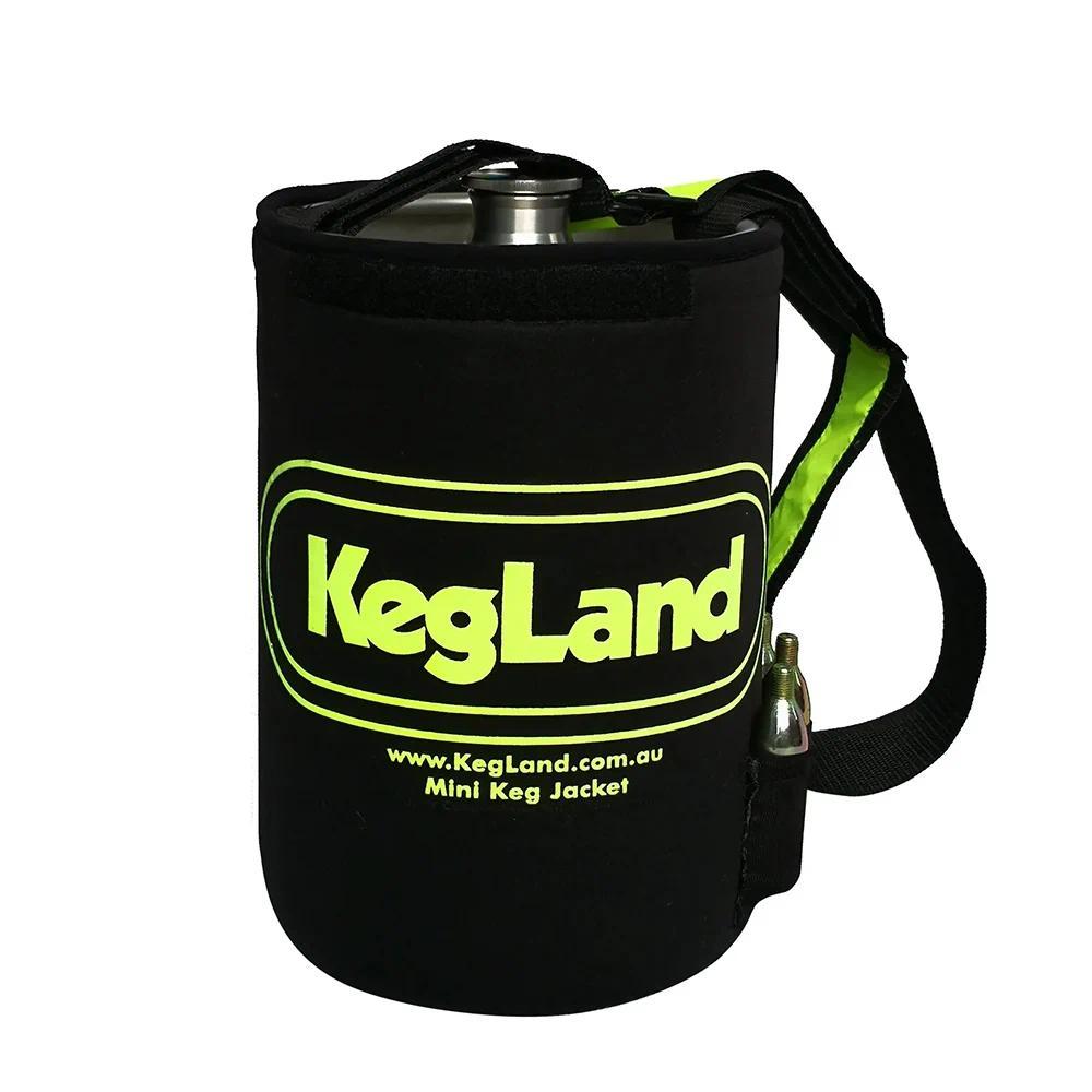 KegLand Neoprene Mini Keg Parka 4/5/8L-10L Glow in The Dark Keg Jacket Home Brewing