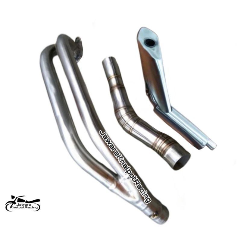 knalpot standard racing underbelly leheran 1 look 2 silinder