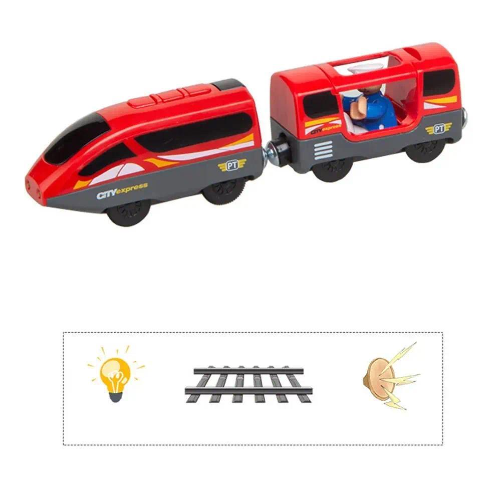 New Children's  New Design Battery Operated Compatible With Brio  Train Wooden Train Track