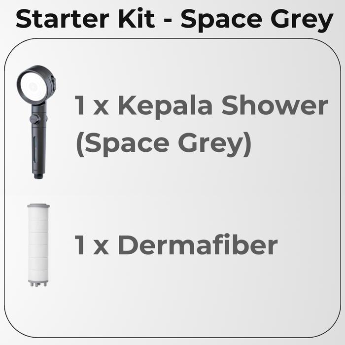 PROMO  Shower Set  Shower Head Filter Air Bantu Kurangi Acne Jerawat dan Iritasi - Shower Head - Spa