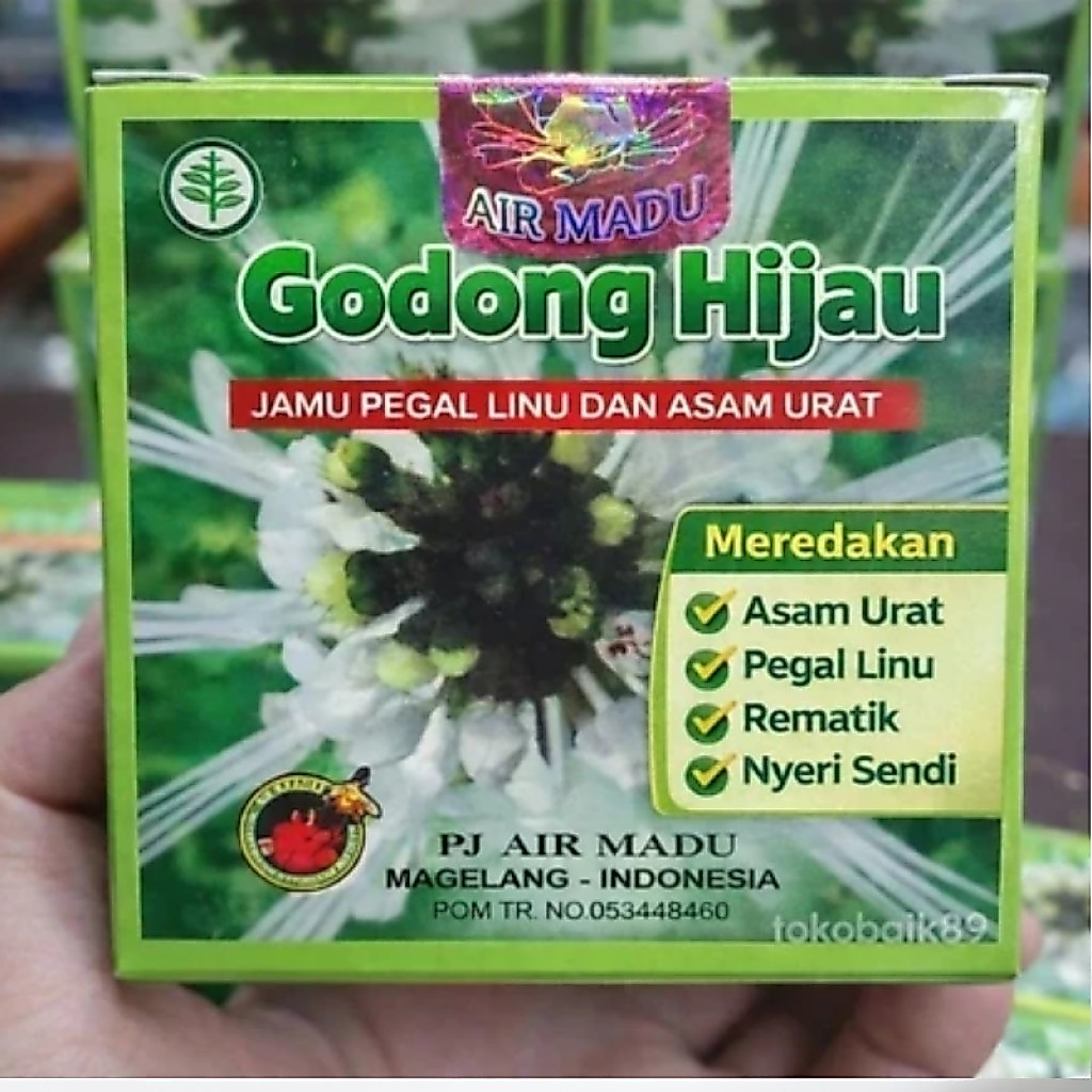 BERGARANSI 100% ORIGINAL GODONG IJO ISI 10 SACHET READY SIAP KIRIM GODONG IJO KAPSUL  Obat Saraf Kej