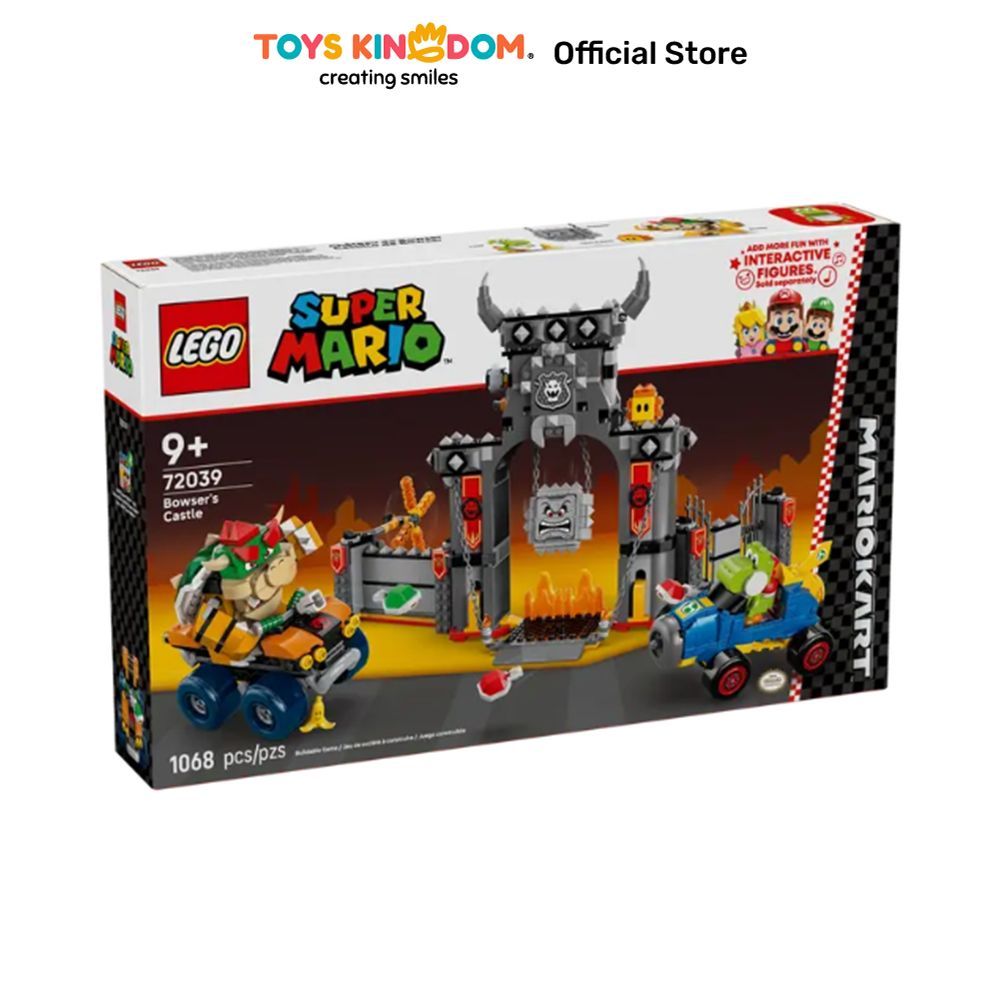 Toys Kingdom LEGO Super Mario Kart Bowsers Castle Set 1068 pcs 72039 - Mix Balok Susun Building Bloc