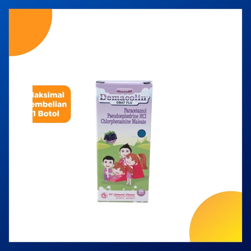 DEMACOLIN SIRUP 1 BOTOL @ 60 ML