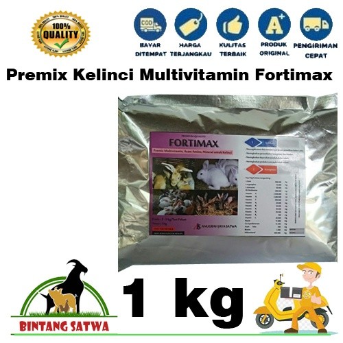 ADA Premix Kelinci Multivitamin Fortimax 1kg
