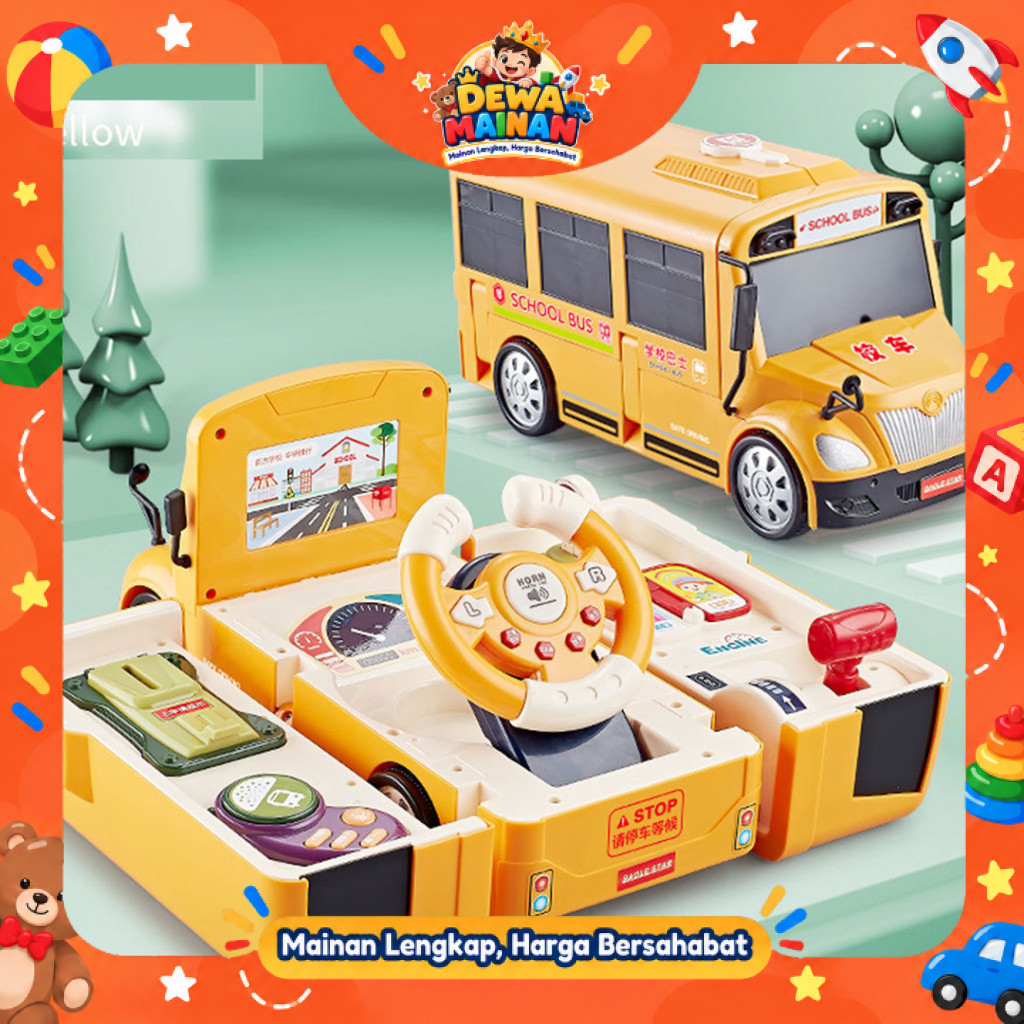 [DEWAMAINAN] [DM3141] Mainan bus simulator bus Keren BINGKISAN KADO HADIAH ULANG TAHUN COWO LAKI LAK