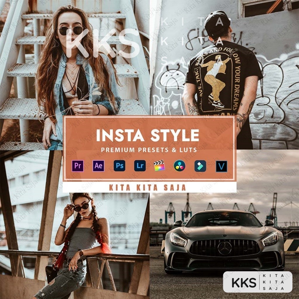 Insta Style - Premium Preset Lightroom Foto dan Video LUT LUTs VN Android IOS & PC Premiere Pro Davi