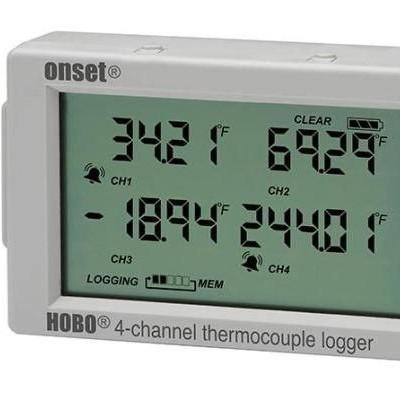 HOBO UX120-014M HOBO 4-Channel Thermocouple Data Logger HOBO Data Logger New