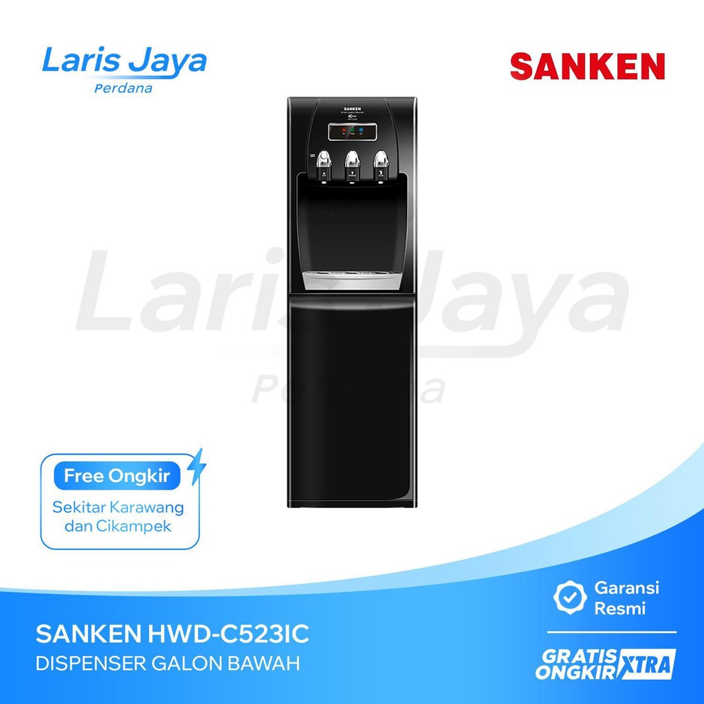 DISPENSER GALON BAWAH SANKEN HWDC523IC / HWD-C523IC - KARAWANG