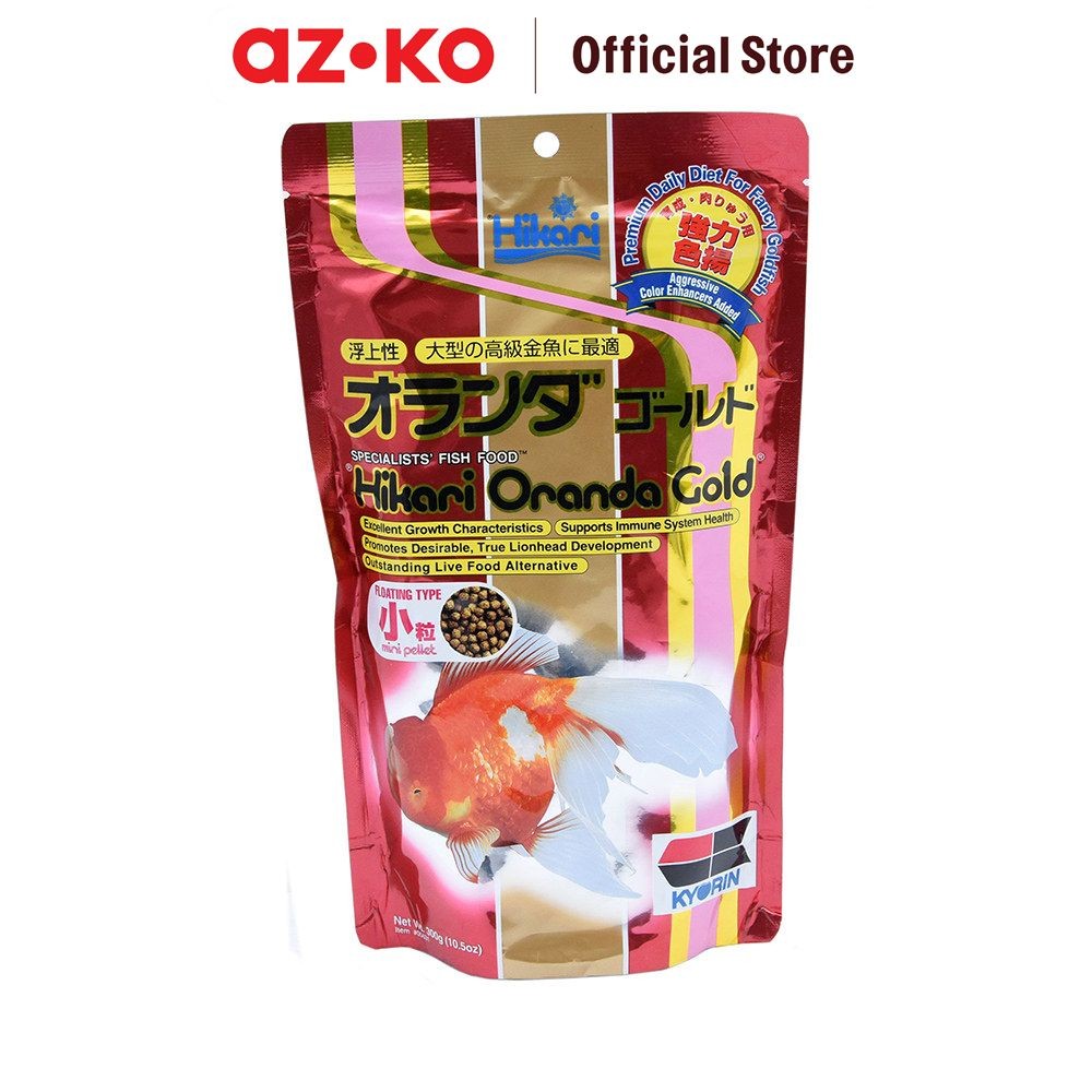 AZKO Hikari Makanan Ikan Oranda Gold Mini Fish Food Pelet Ikan Pakan Hewan Air Perlengkapan Hewan Ak