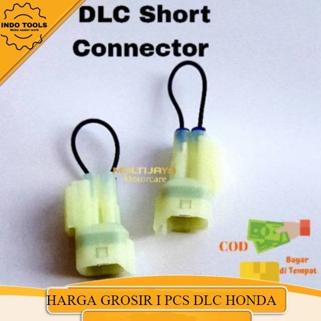 Kabel dlc set ulang injeksi DLC short conector - alat riset manual motor injeksi honda ORIGINAL