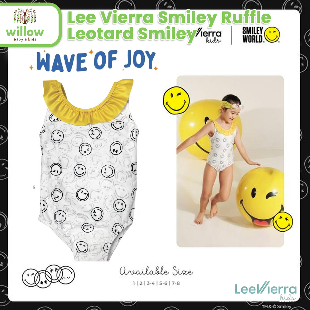 Baju Renang Anak - Lee Vierra Smiley Ruffle Leotard Smiley