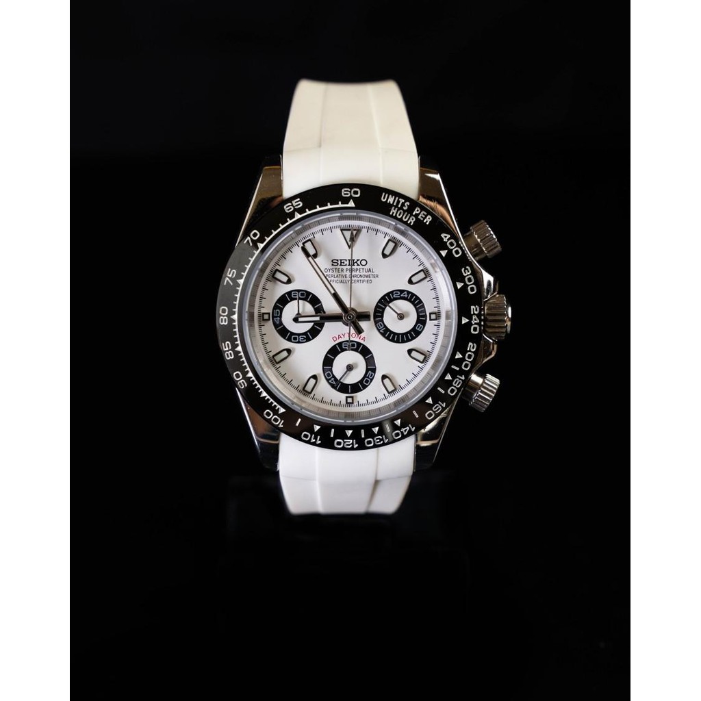 Seiko Daytona Panda Rubber VK63 Chronograph Exclusive