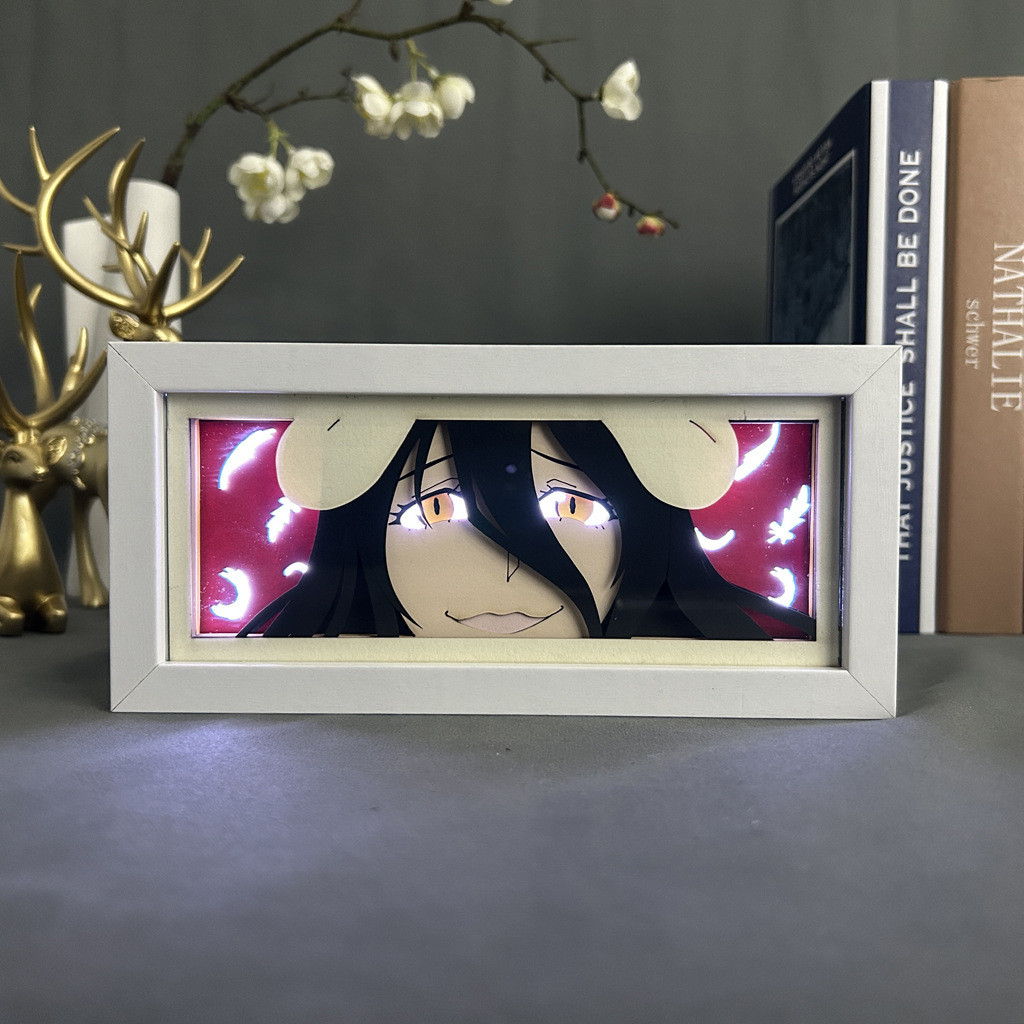 Anime Cartoon Night Lights LED Son Goku Vegeta Dabi Tanjirou Albedo Color anging Desk Lamp Satoru Go