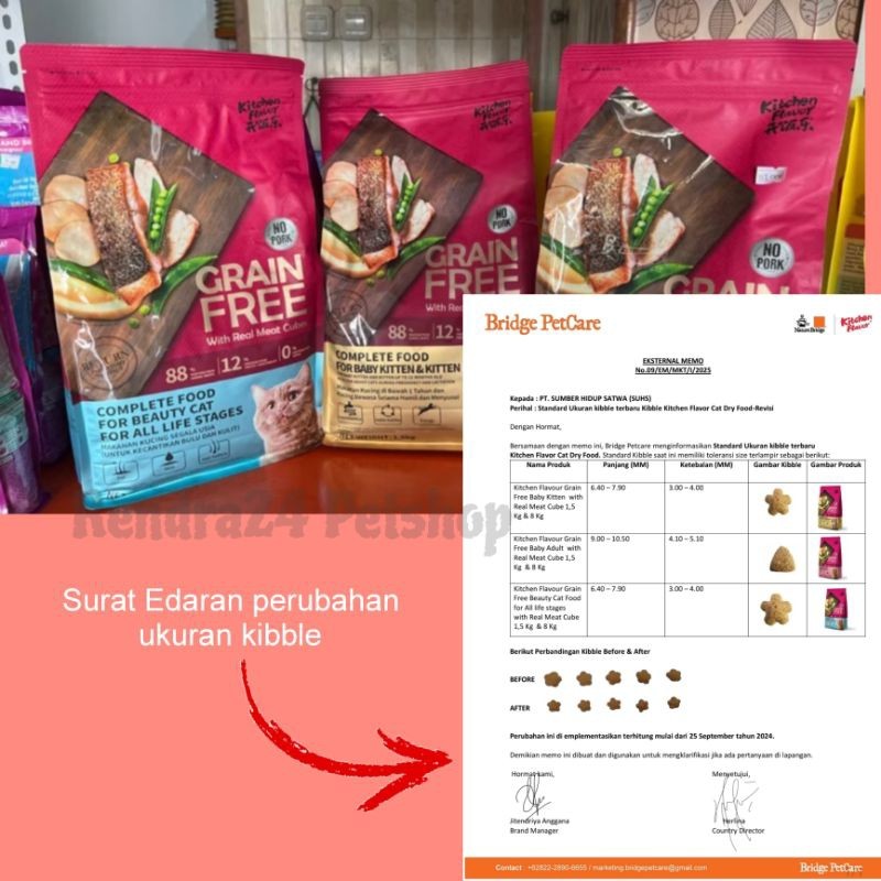 Klik Petfood Kitchen Flavor Cat 1.5kg Freshpack Grain Free