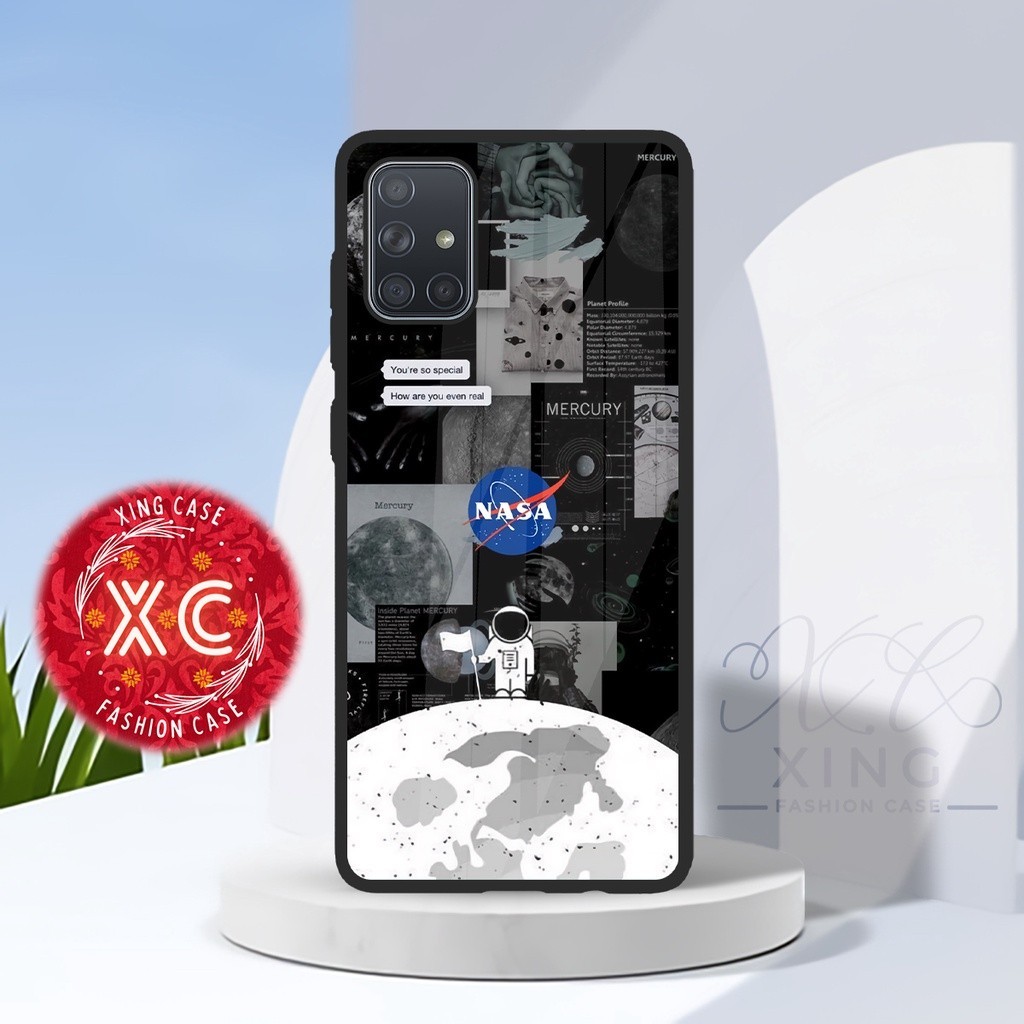 |EZ08| XING CASE HP SAMSUNG A71 A51 A31 M51 GLOSSY KILAU EFEK KACA | REQUEST CASE HP CUSTOM SOFTCASE