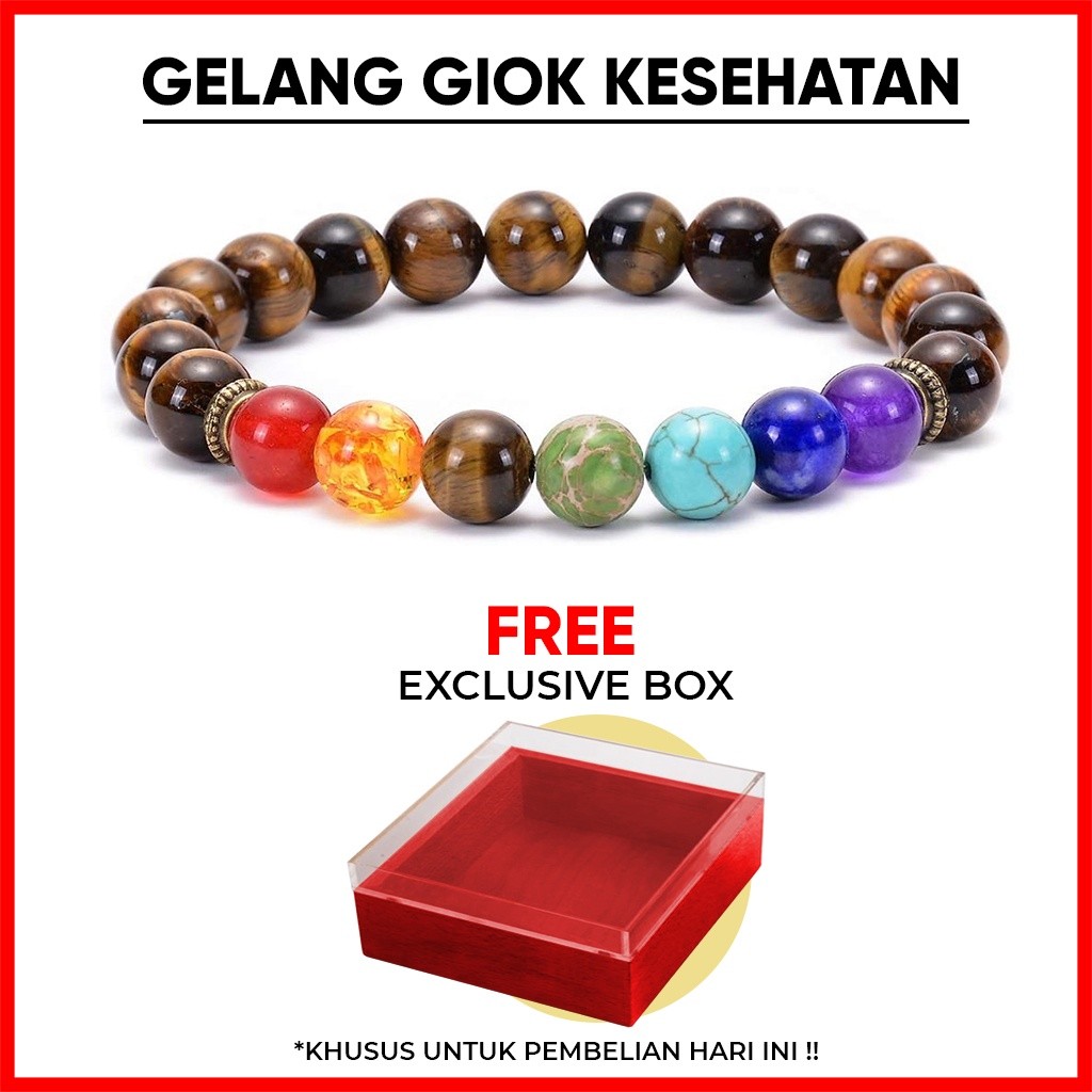 Gelang Giok Untuk Kesehatan Tiger Eye/Gelang Giok Hitam/Gelang Giok Manik -Manik/Gelang Batu Giok/Ge