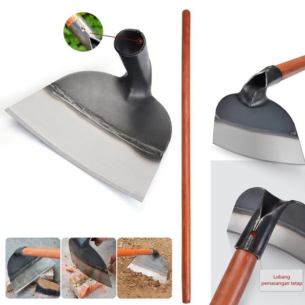 Cangkul Kepala Baja Asli Import RRT