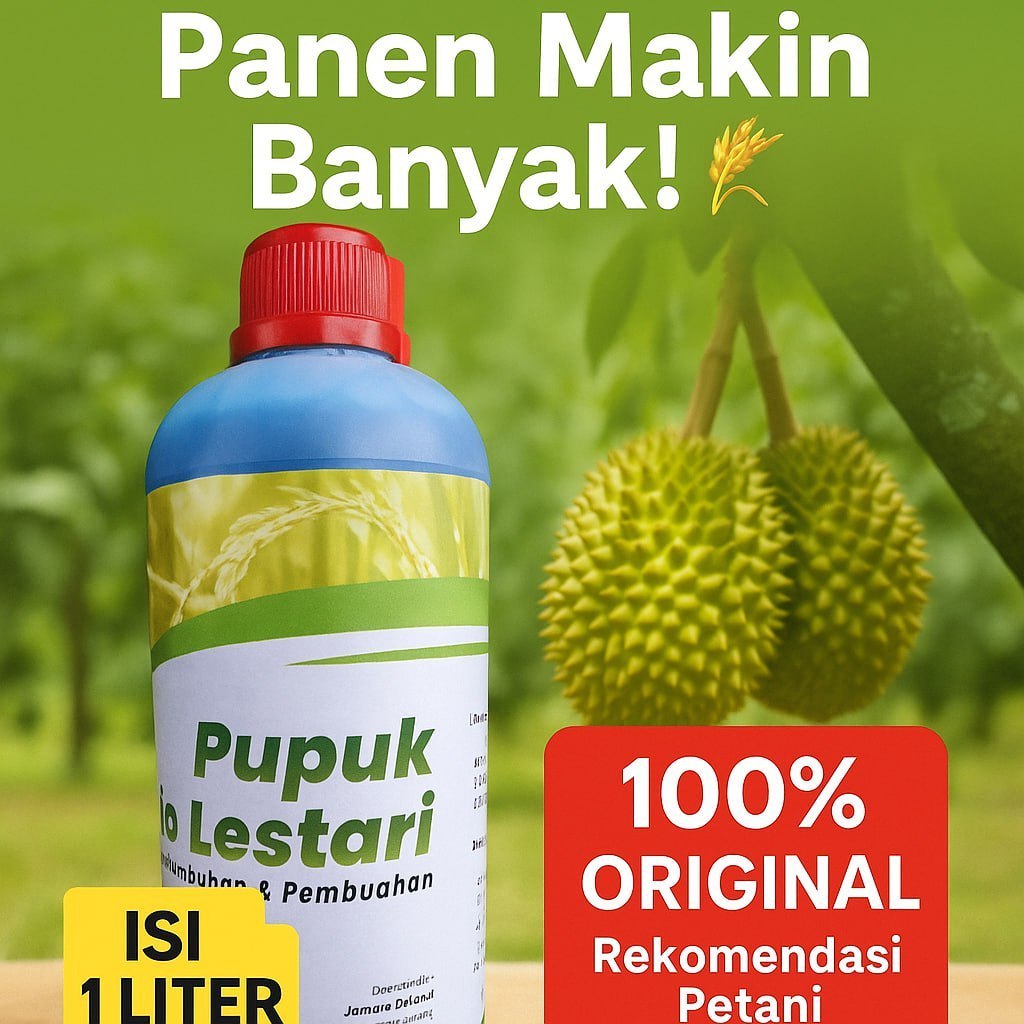 Pupuk Agro lestari 1000ml - Pupuk organik untuk pertumbuhan dan pembuahan tanaman