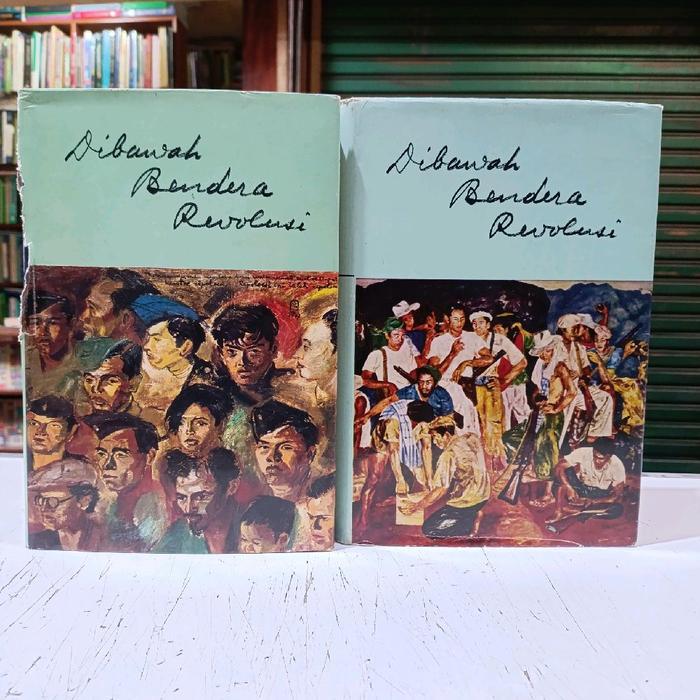 Buku Dibawah Bendera Revolusi jilid 1&2 ( Satu Set ) Cetakan 1965 ( Original )