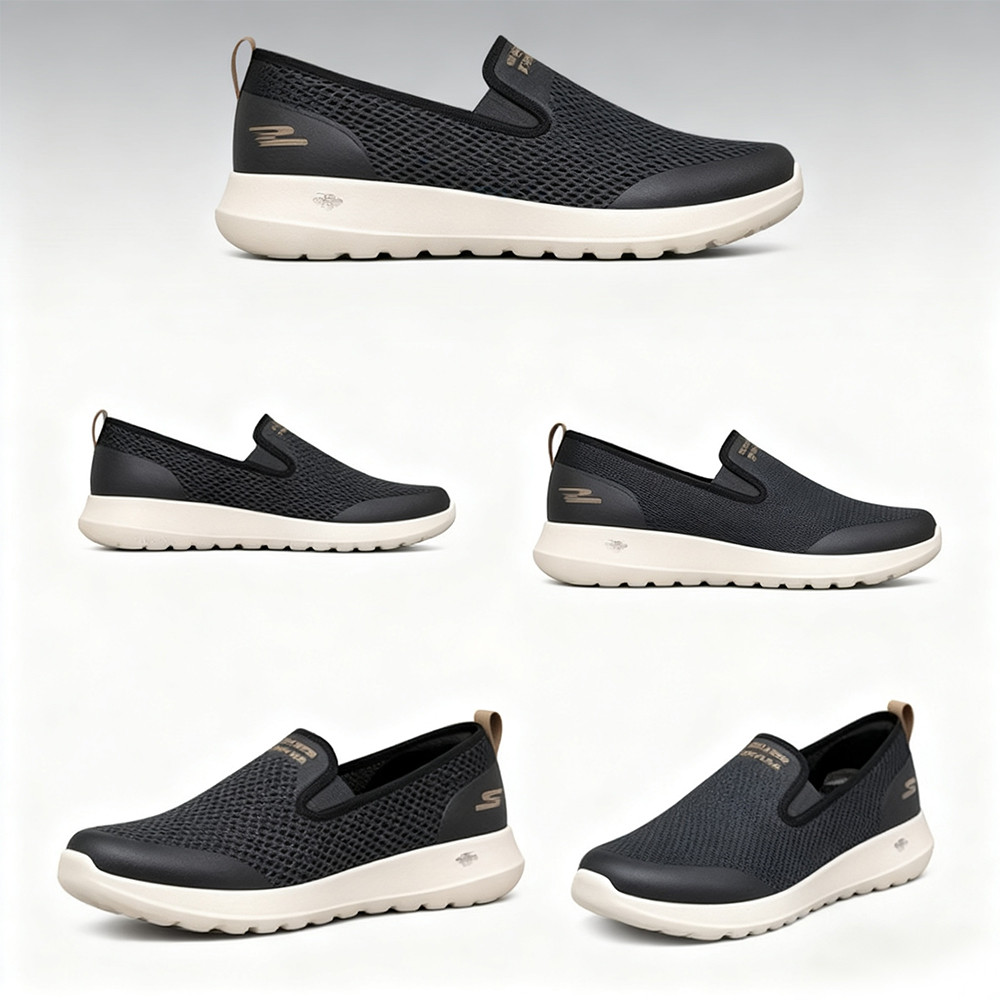 Sepatu casual Ske cheris kasual / sepatu pria hitam / slip on cowok / rajut pria shoes