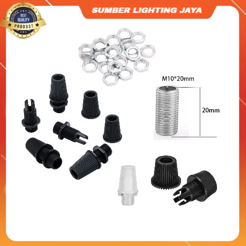 ASESORIS LAMPU GANTUNG / PENJEPIT KABEL 0,75mm LAMPU GANTUNG WIRE LOCK MUR BAUT 10mm / ASESORIS LAMP