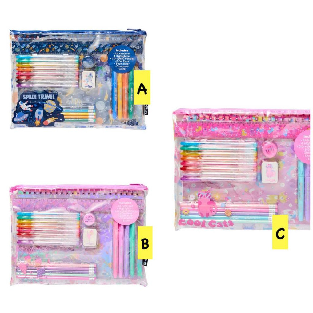 SMIGGLE STATIONERY SET- SMIGGLE SET PART 2