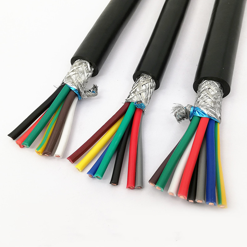 5m 22AWG 20AWG 18AWG 10/12/14/16/20 cores Shielded cable 5meters pure copper RVVP shielded wire cont