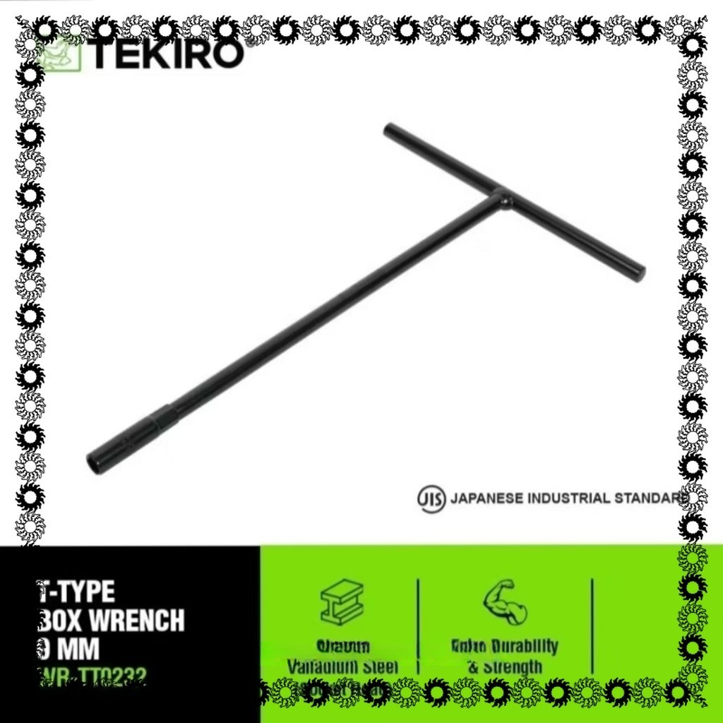 Tekiro Kunci Sock T Ukuran 8mm 100%Tekiro