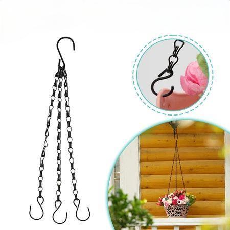 Pot Bunga Gantung Rantai Gantungan Flower Pot Chain Rantai gantung dengan pengait Rantai gantung pot