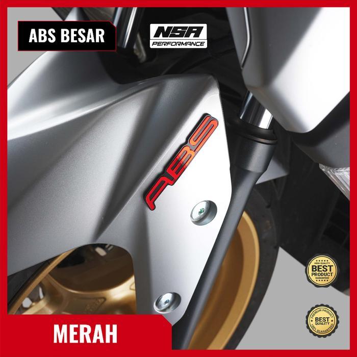NSA 2PCS EMBLEM 3D GOLD & SILVER ABS2PCS EMBLEM ABS LOGO ABS 3D STIKER MOTOR ATAU STICKER TIMBUL EMB
