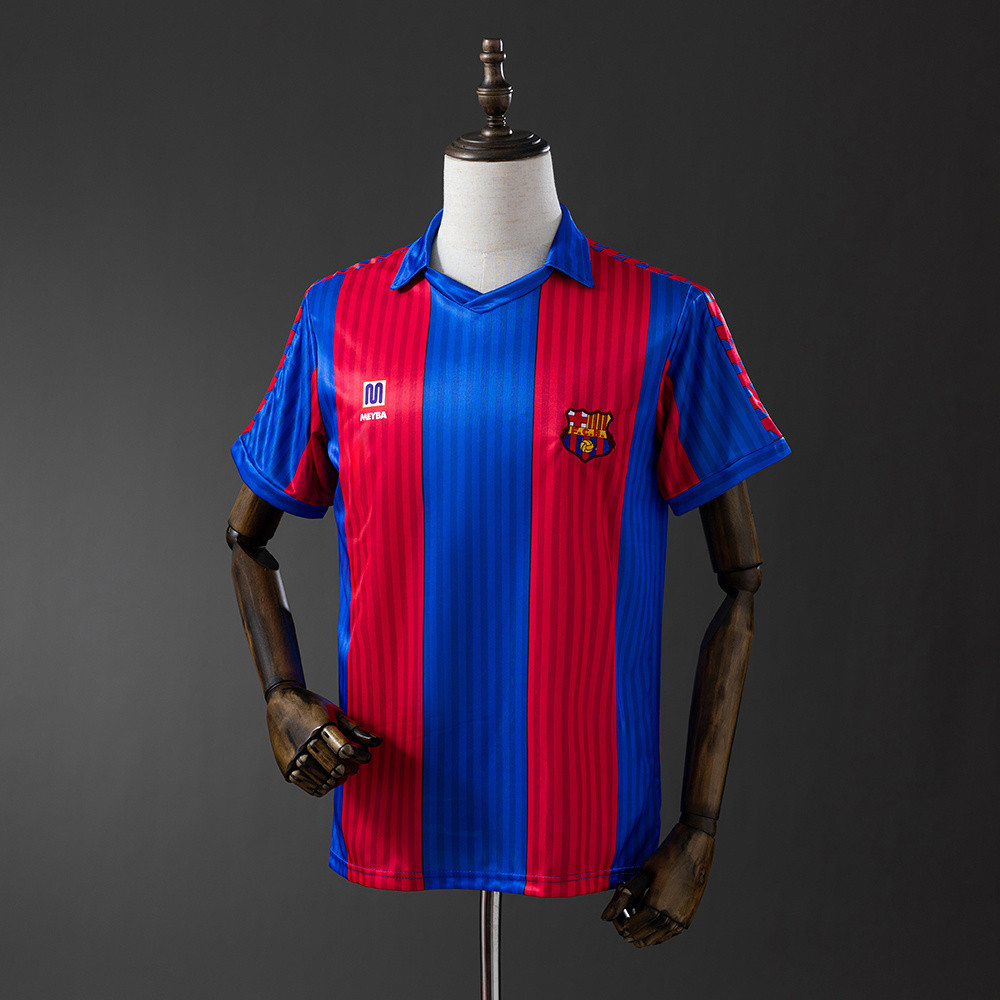 Jersey Retro Barcelona 90/91 home T shirt pria
