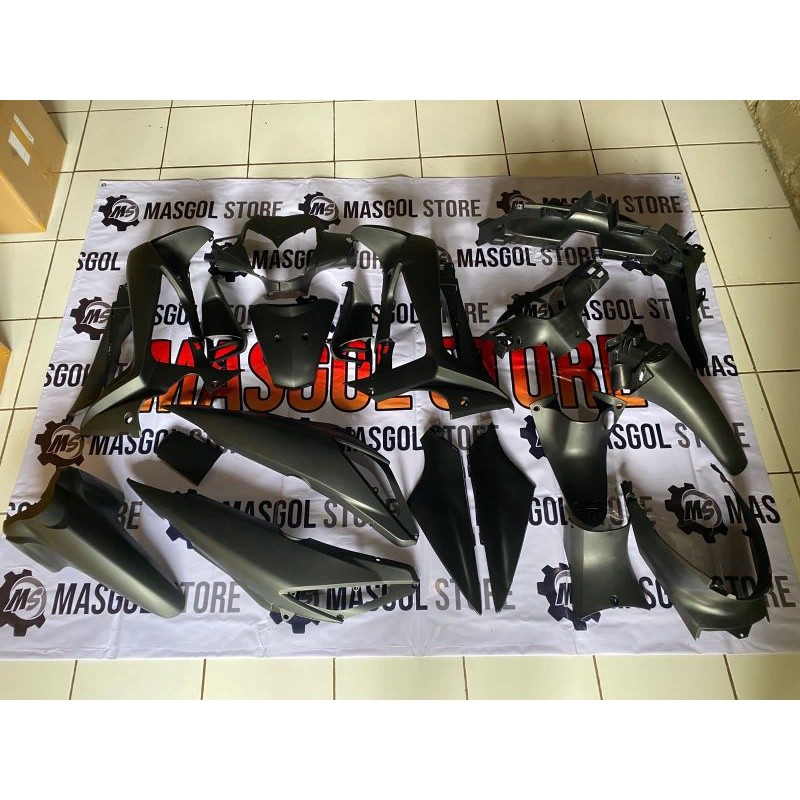 Full body kasar & halus Supra X 125 Batman Hitam doff Bets Quality