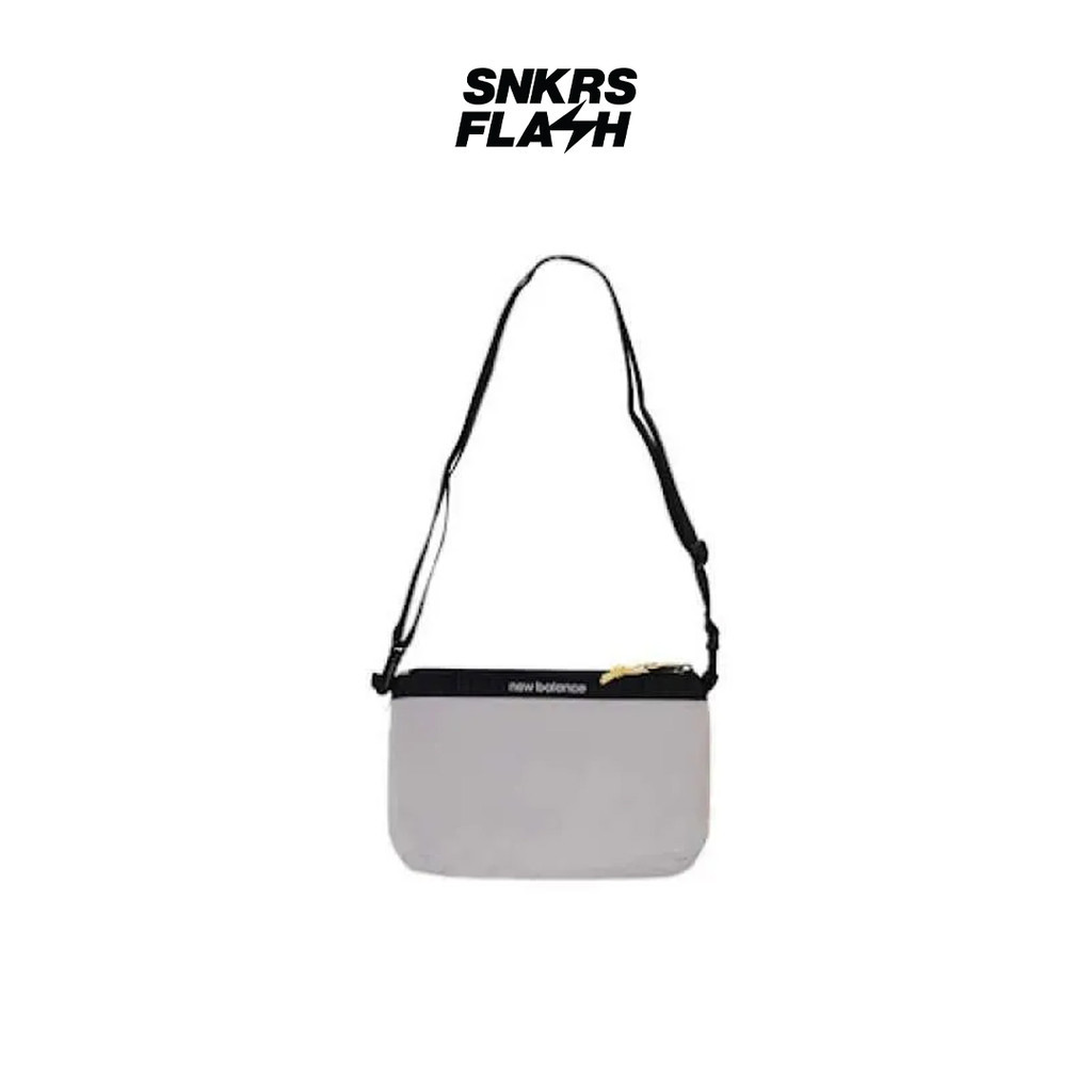NEW BALANCE Small Shoulder Bag Beige Black Tas Selempang Unisex - LAB51525