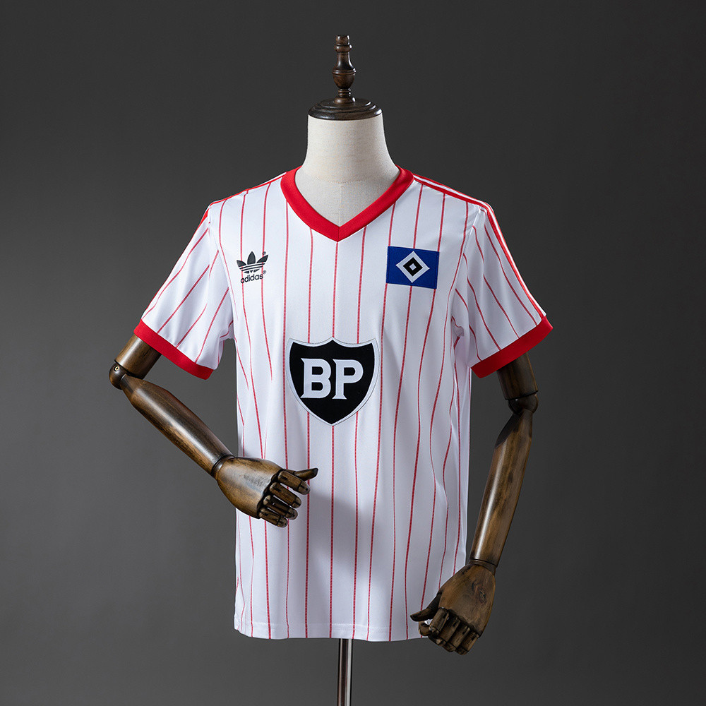 Jersey Retro Hamburg 1984 White T shirt pria