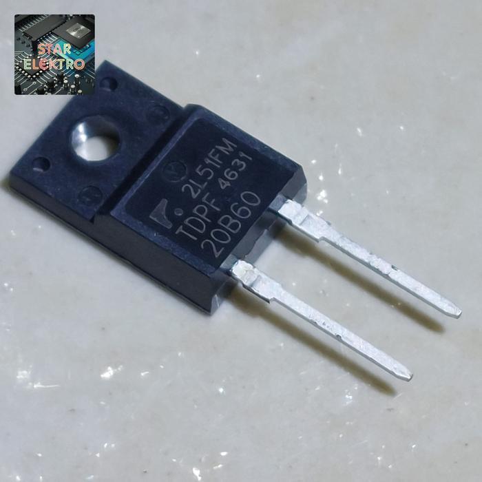 TDPF 20B60 To-220f TDPF20B60 Trinno Fast Recovery Diode 20A 20860 Transistor Dioda TERBAIK...