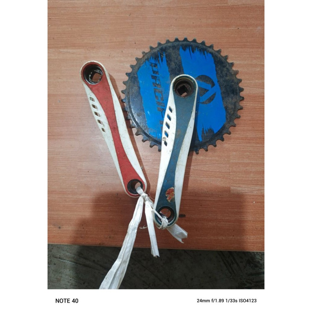 crankset sepeda fixie nos merk pacific antiq