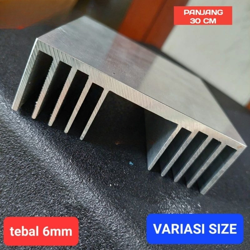 HEATSINK / PENDINGIN 10 Sirip Panjang 30cm tebal 6mm