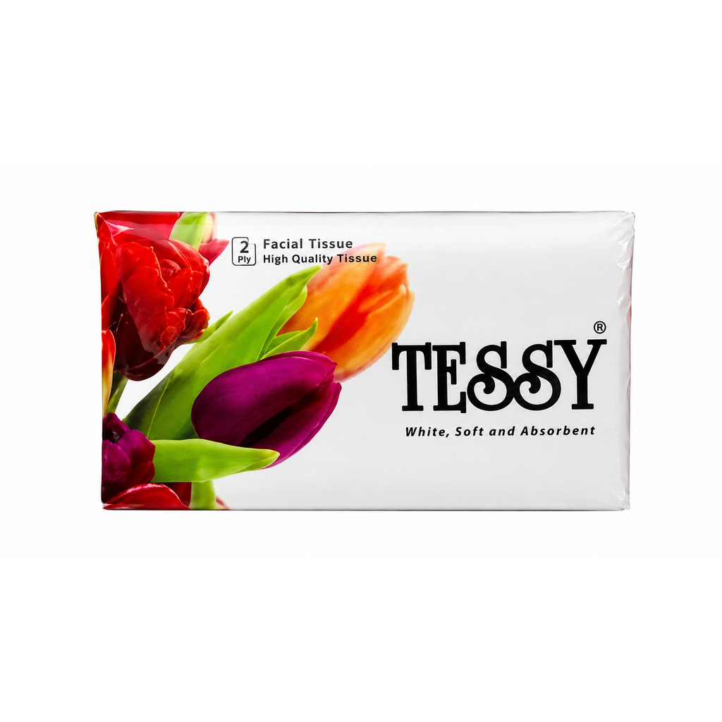 Tissue Facial Tessy 250 Sheets 2 Ply/Tisu Wajah Murah