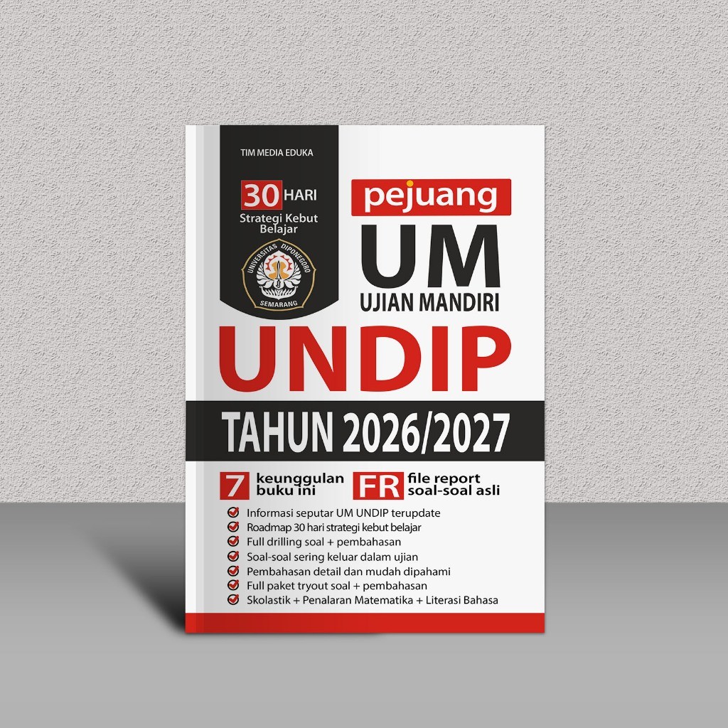 Buku Ujian Mandiri UM UNDIP 2026     Berkualitas