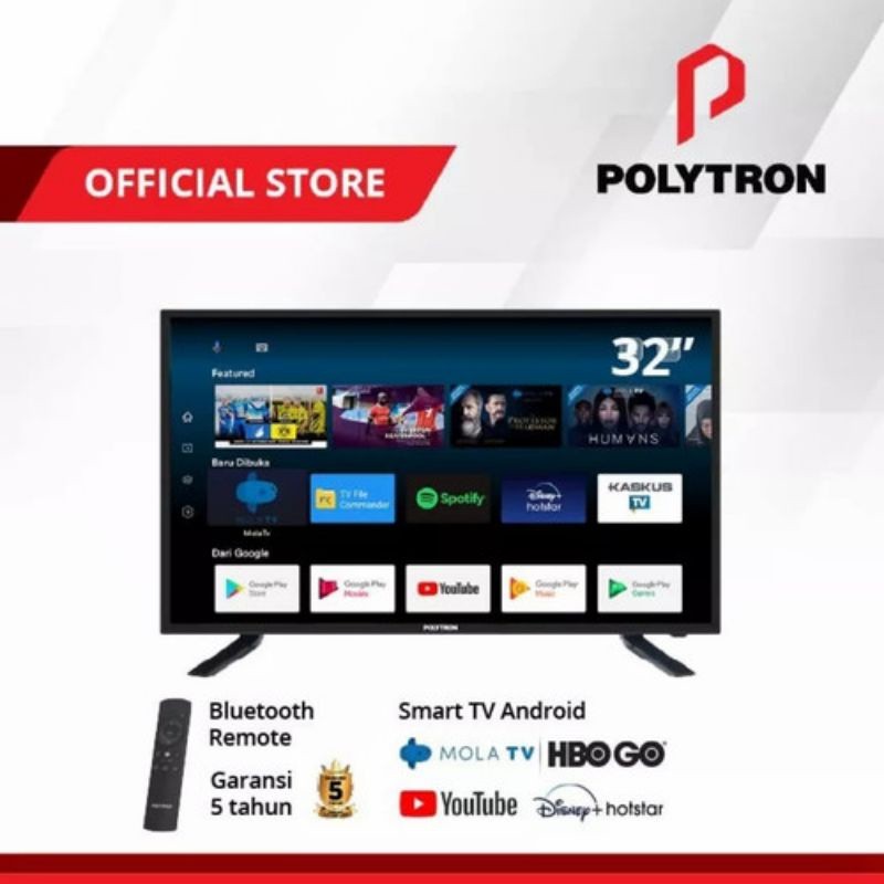 ll TV TELEVISI LED POLYTRON SMART ANDROID PLD 32AG9953 PLD32AG9953 32 AG 9953 INCH " BLUETOOTH USB H