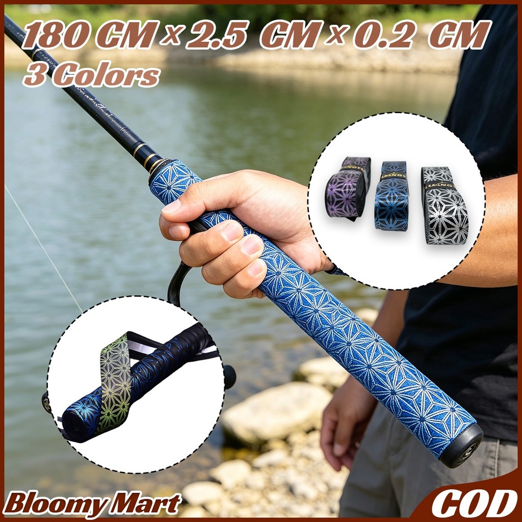 1.8 Meter Grip Bakar Joran Pancing Grip Joran Pancing Anti Slip Grip Joran Pancing Premium Karet Peg