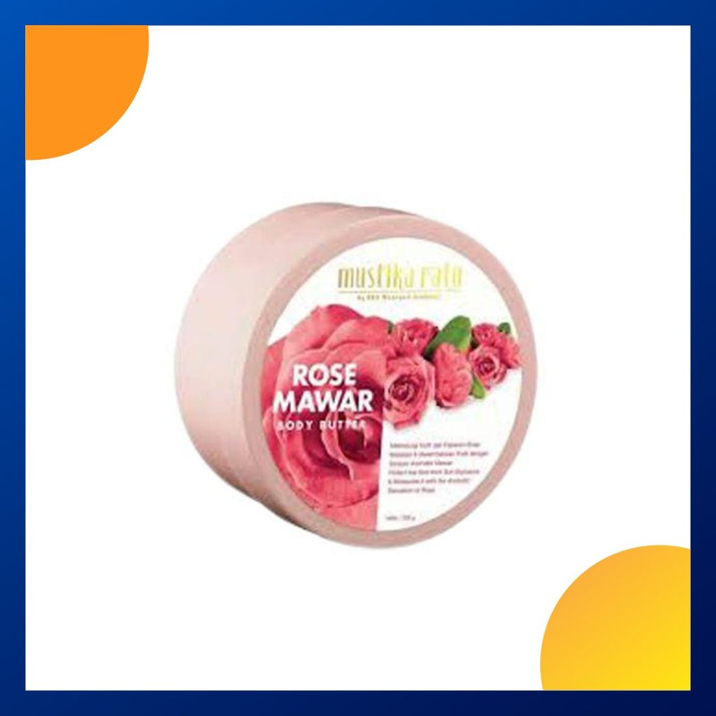 Mustika Ratu Body Butter Rose 200 Gram Pot